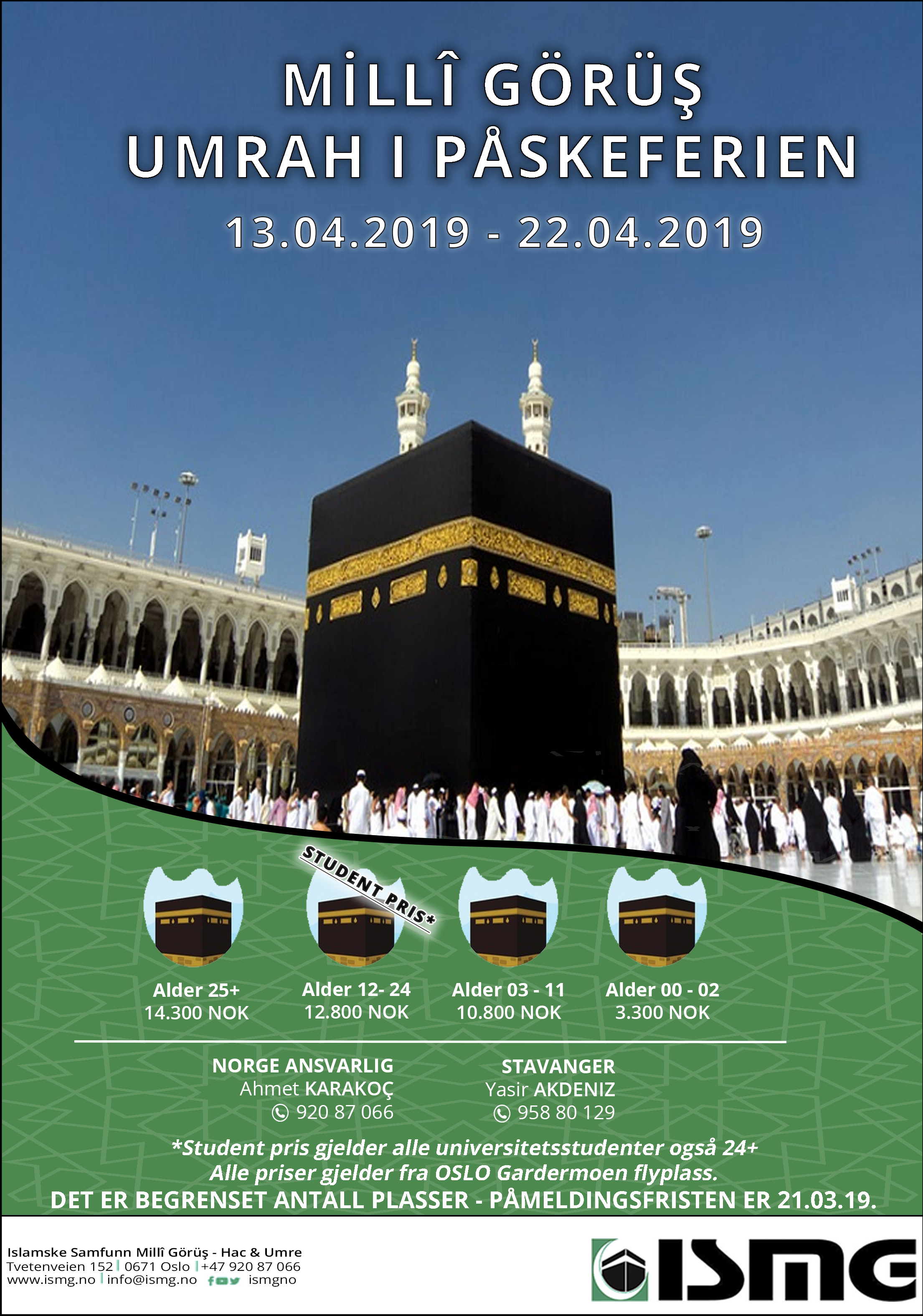 You are currently viewing Reise til Umrah i påskeferien 2019